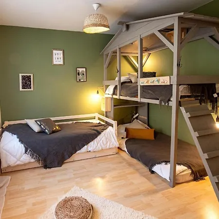 Vila Le Repaire Du Faon-4 Etoiles-12 Pers-filet Mezzanine-lit Plainfaing