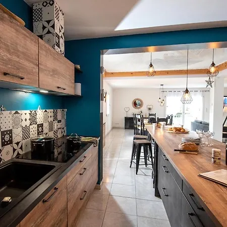 Le Repaire Du Faon-4 Etoiles-12 Pers-filet Mezzanine-lit Vila Plainfaing