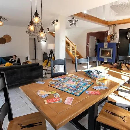 Le Repaire Du Faon-4 Etoiles-12 Pers-filet Mezzanine-lit